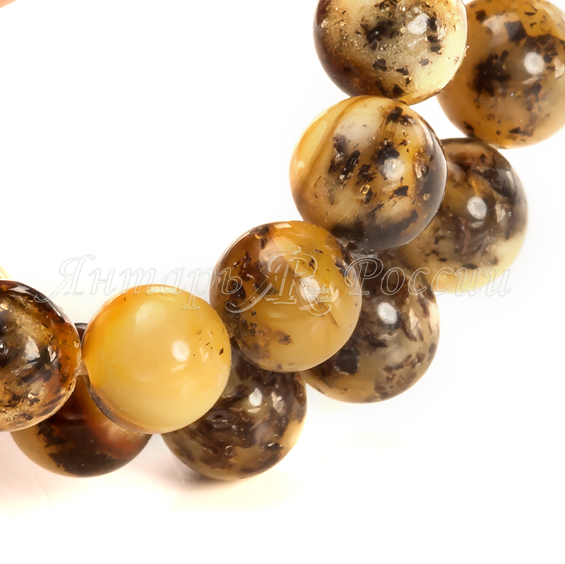 Браслет янтарь